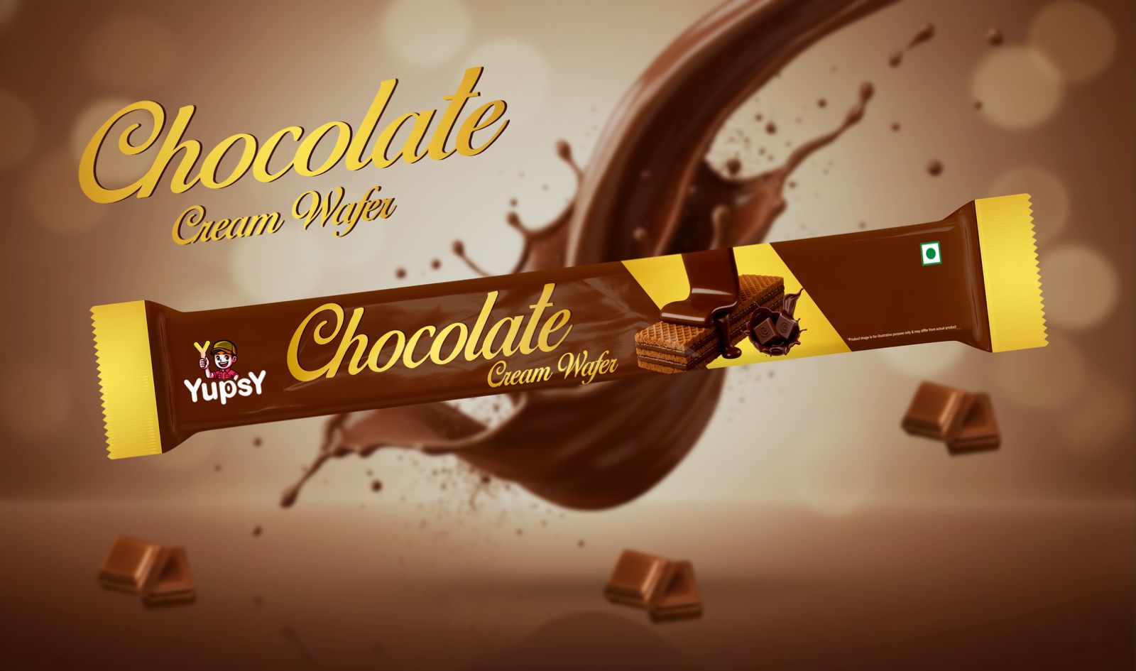 Chocolate Cream Wafer